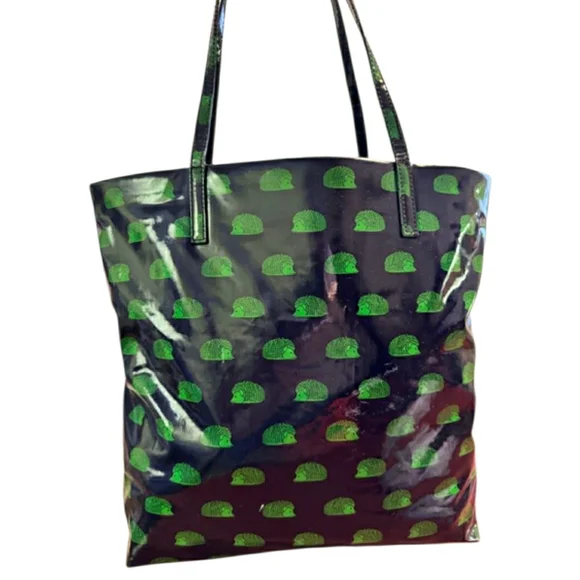 KATE SPADE Navy & Green Hedgehog Tote - Picture 2 of 10